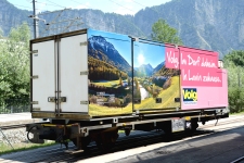 BEMO 9469169 - 0m - Containertragwagen Volg-Container Lavin, RhB, Ep. VI